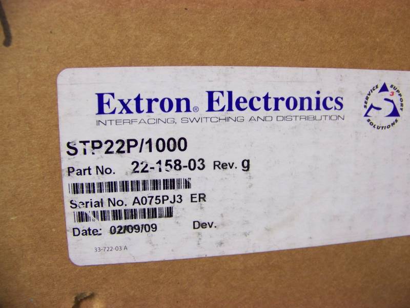lot 80 image: (1000 Box) Extron Electronics, Serial Control  Audio Cable