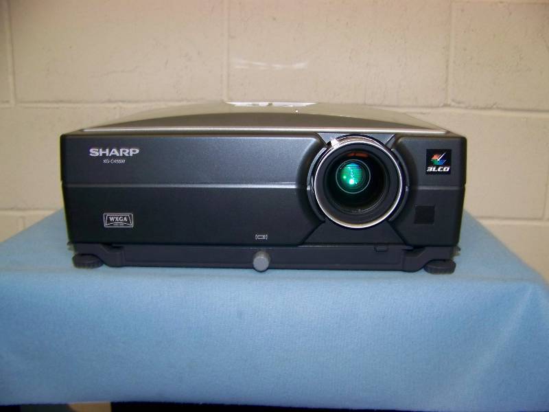 lot 18 image: Sharp, XG-C455W, LCD Projector with Remote Control, Cables and Travel Bag