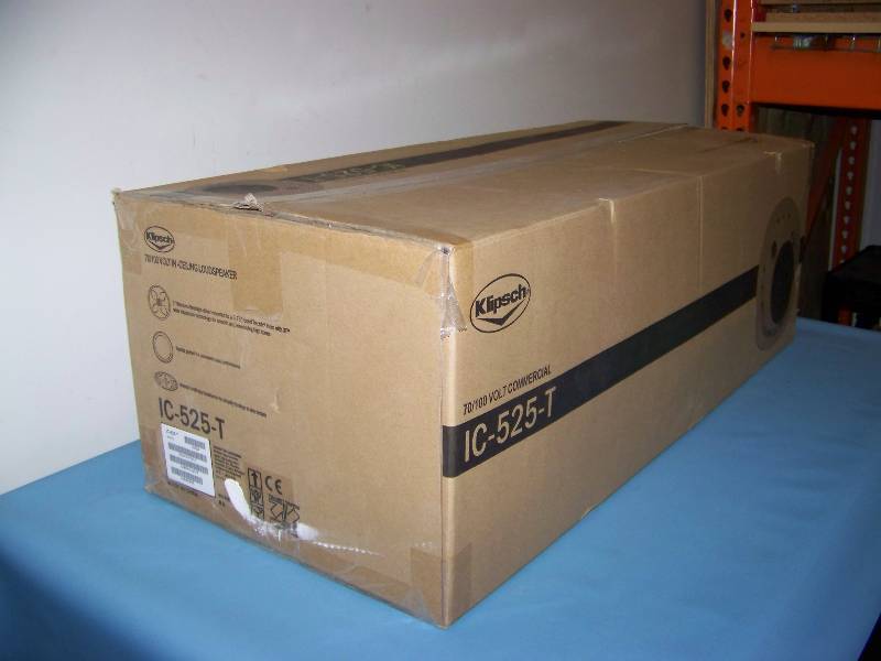 lot 47 image: (1) Klipsch, In-Ceiling Loudspeaker  Speaker - BRAND NEW