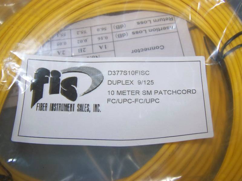lot 81 image: (9) 25, Cat 5e Cables, (1) 10 meter, Fiber Optic Patch Cable, (2) 75, Super VGA Cables and (2) miscellaneous others