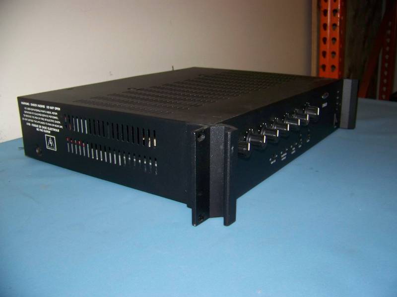 lot 55 image: Biamp, 6 Channel Mixer  Equalizer, 30 Watt Power Amplifier  Amp