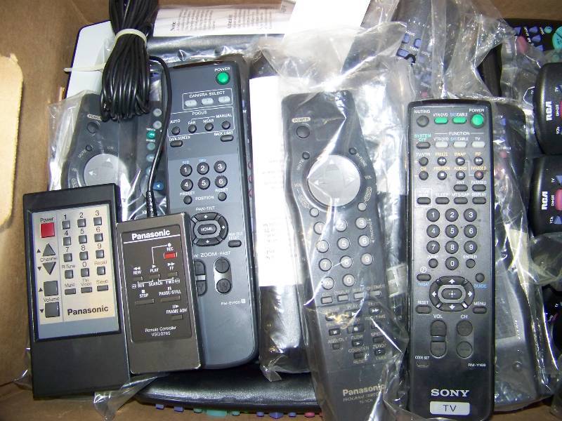 lot 84 image: Box of Remote Controls