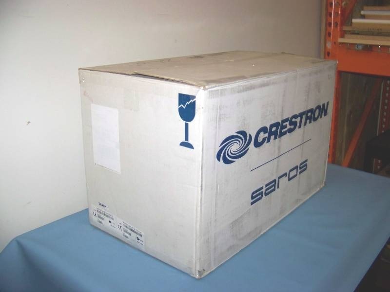 lot 42 image: (Pair) Crestron, SAROS, Low Profile, 6.5, 2-Way, In-Ceiling Speakers with Ceiling Brackets - BRAND NEW