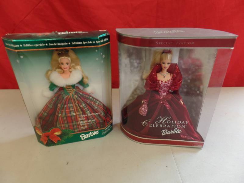 lot 707 image: Special edition Holiday Barbie