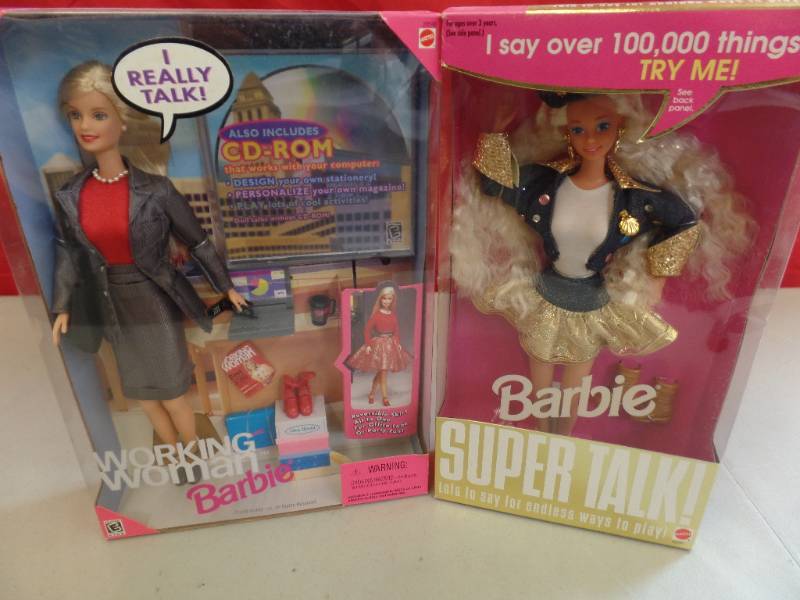 lot 719 image: Talking Barbies