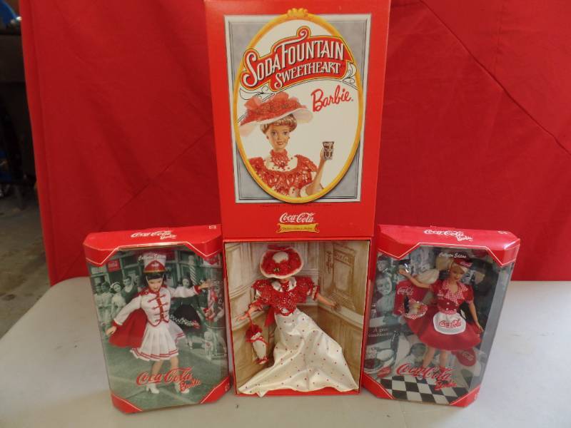 lot 733 image: Barbies- Featuring Coca-Cola