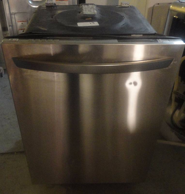 used stainless steel dishwasher