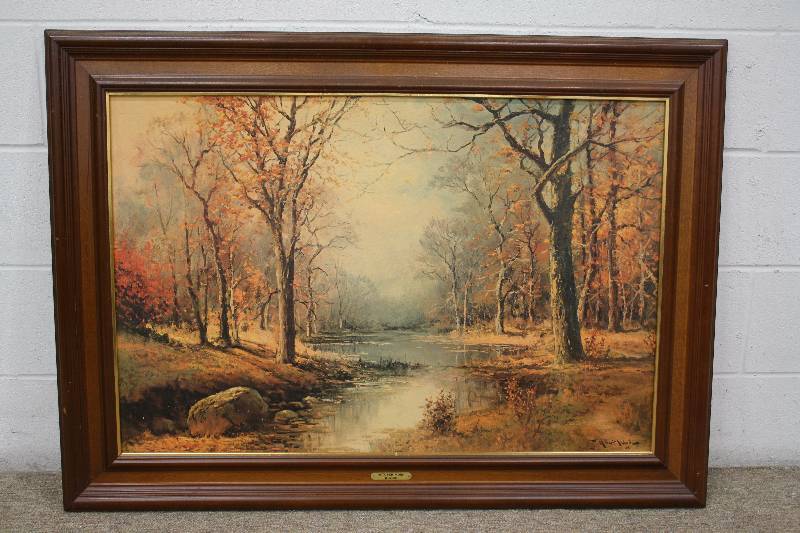 lot 158 image: Fine Art- October Morn Painting