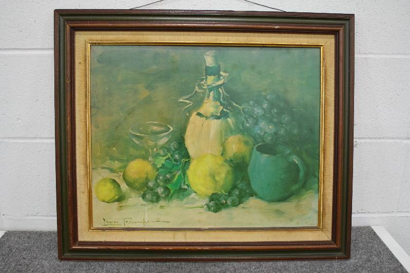 lot 159 image: Fruit Decor Painting