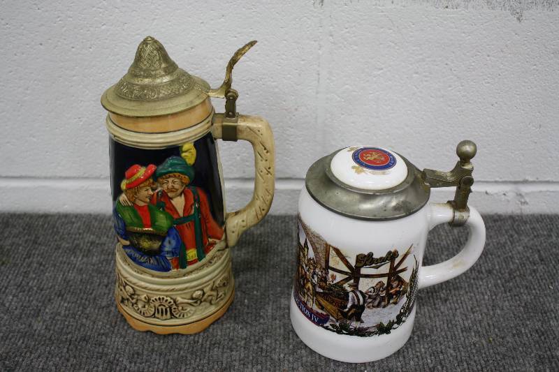 lot 30 image: Vintage Rare Beer Steins