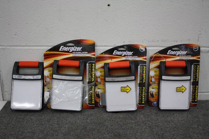 lot 82 image: 4 Energizer LED Folding Lanterns