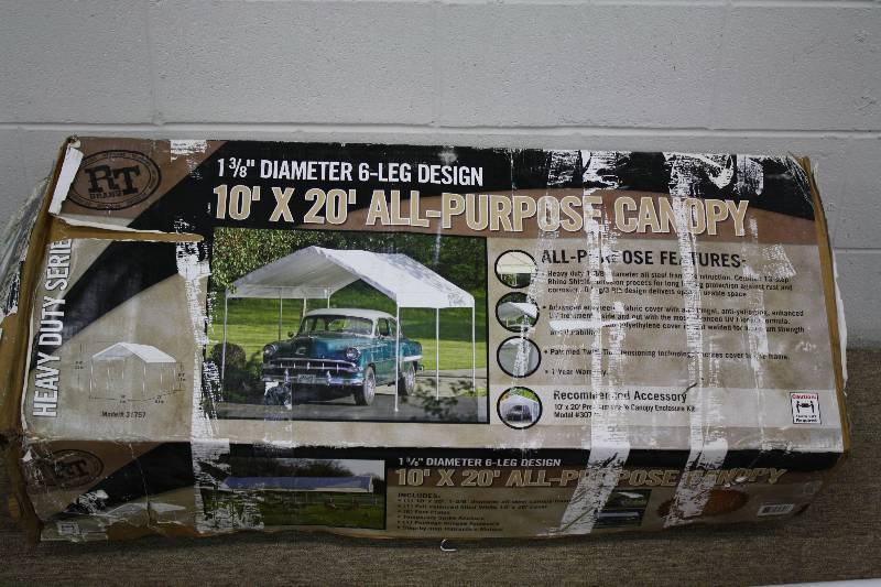lot 15 image: 10 x 20 All Purpose Canopy