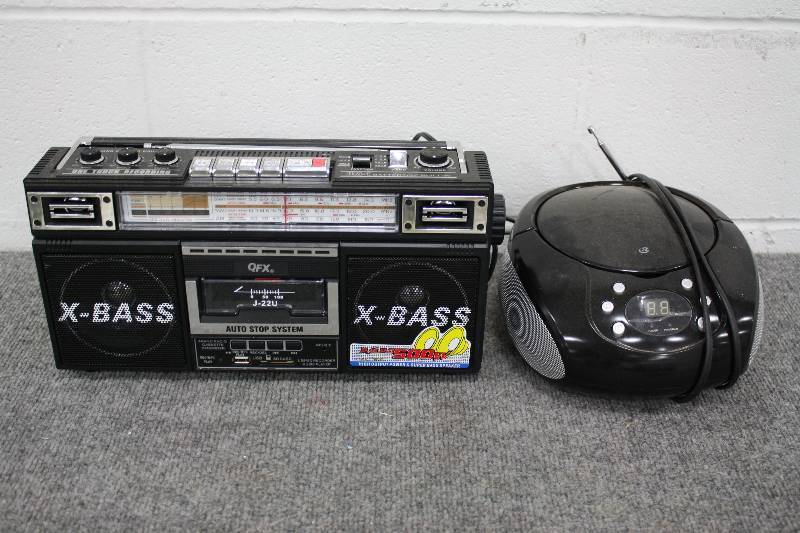 lot 95 image: Boom Box and CD Player
