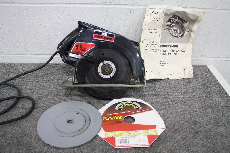 lot 162 image: Craftsman Circular Saw