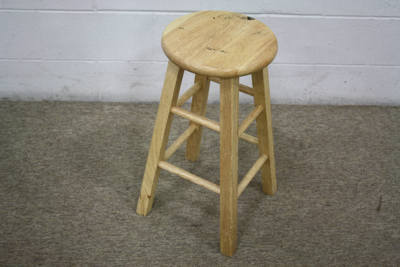 lot 194 image: Wooden Stool