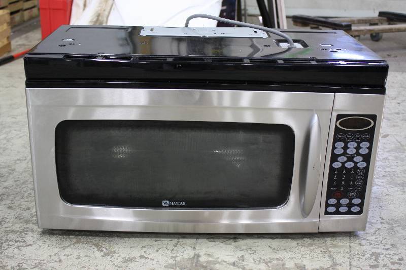lot 166 image: Maytag over the range microwave