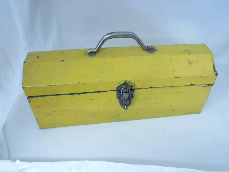 Yellow Tool Box w Many Tools