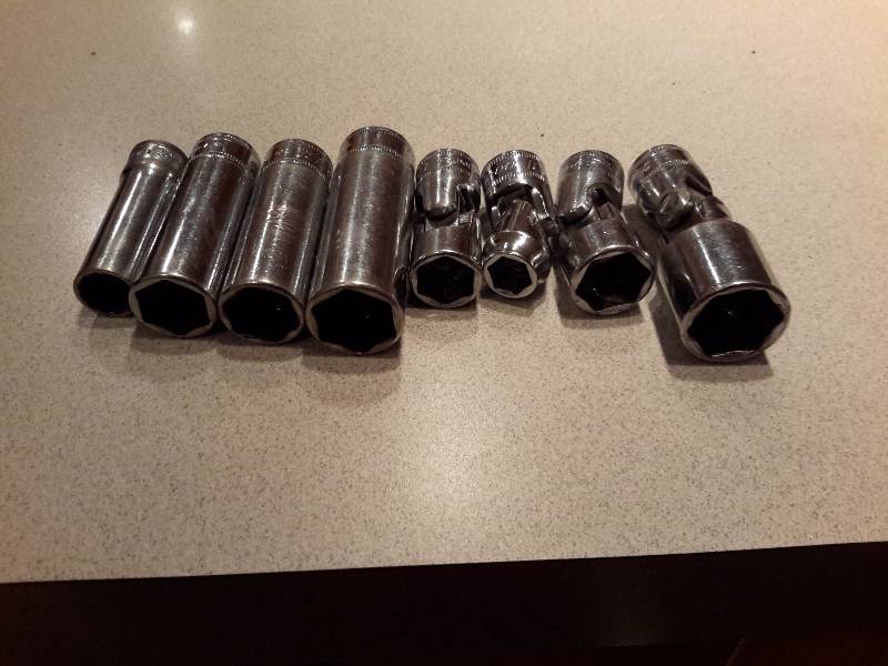 Snapon, Metric 38 Dr Sockets, Flex and Deep Well