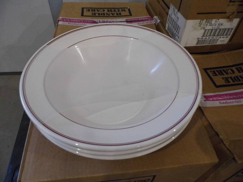6 - Syracuse China Pasta Bowls