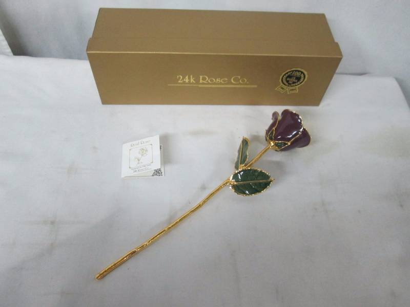 24K Gold Rose