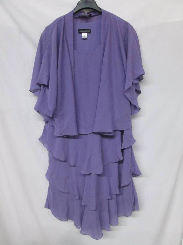 Wearabouts Plus 2-pc. Layered Chiffon JacketDress Set