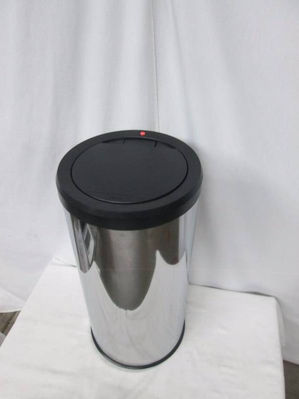 Hailo Big Bin Touch 12 Gallon Stainless Trash Can