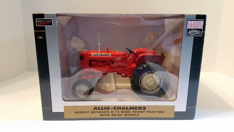 lot 6K image: SpecCast Classic Series 116 Scale Allis Chalmers D-15 Wide Front with Beige Wheels