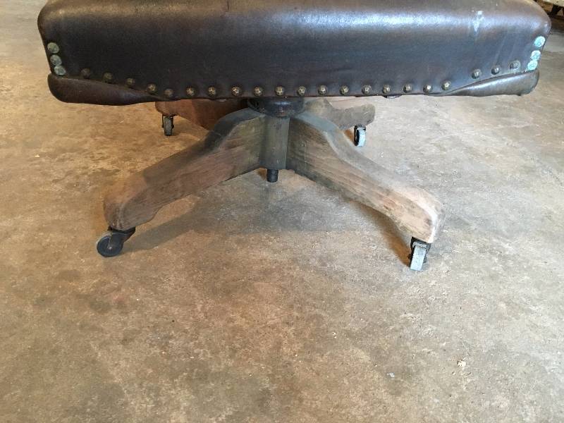 Vintage Office Chair On Wheels