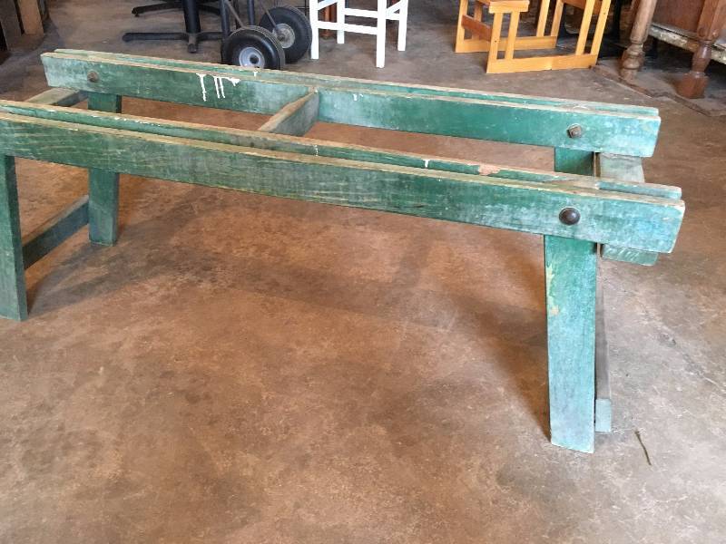 Folding Wood Wash Tub Stand