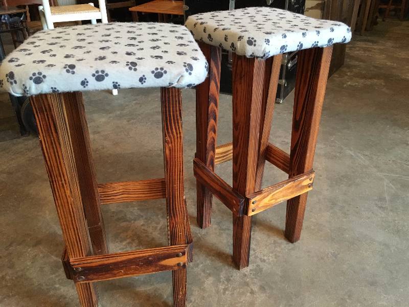 Pair 30 Bar Stools