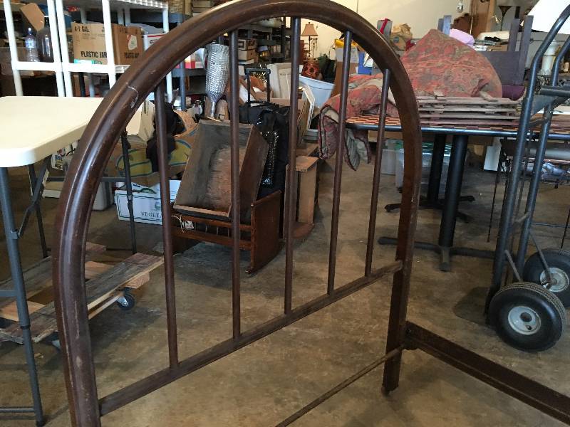 Vintage Metal Single Bed Frame