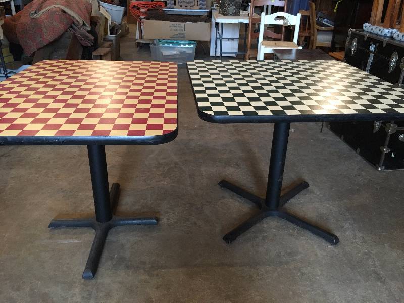 Two Bar Looking Tables