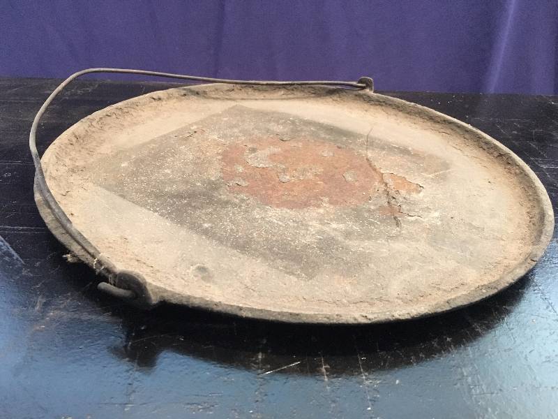 Vintage Steel Round Griddle