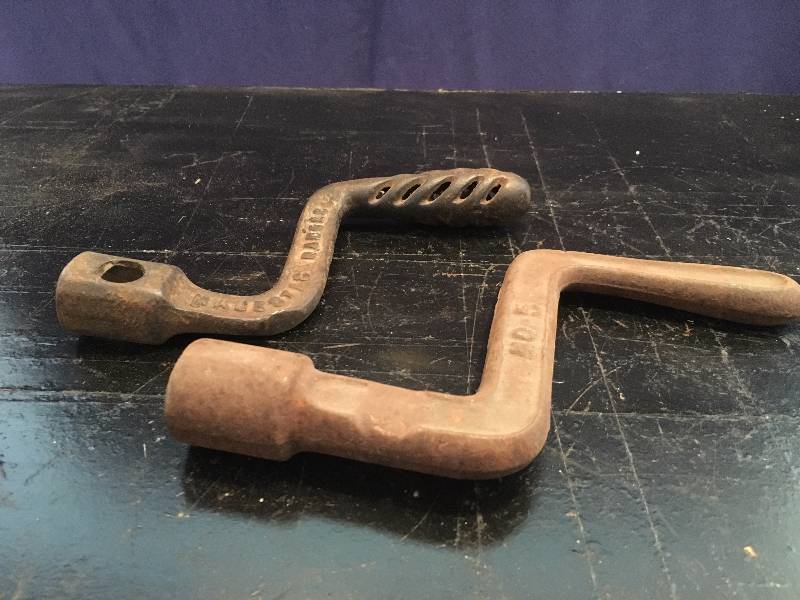 Two Steel Ash Shaker Stove Handles