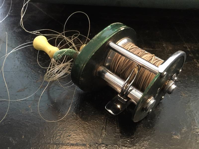 Vintage Tackle Box and Fishing Tackle