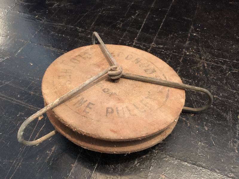 Vintage Cloths Line Pulley