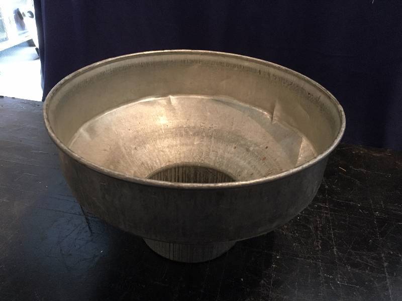 Vintage Galvanized Milk Strainer