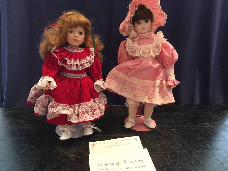 Two Porcelain Dolls
