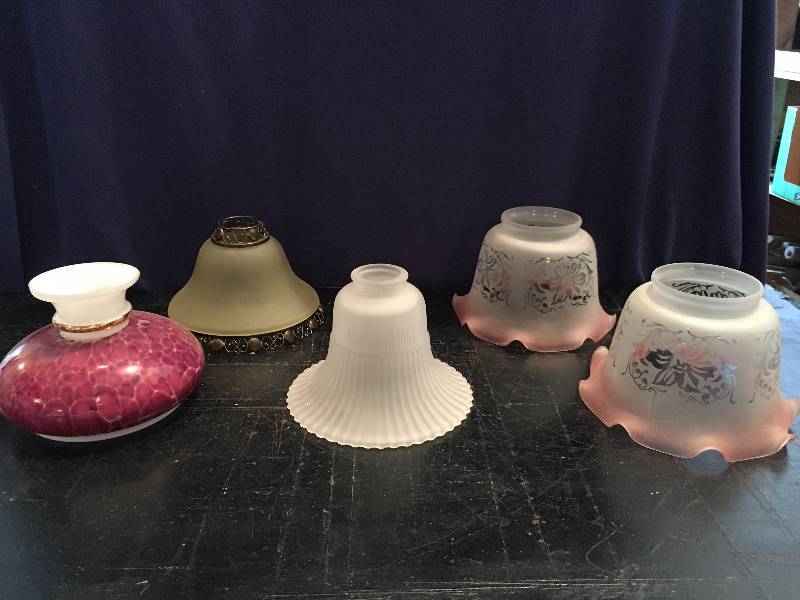 Five Small Lamp Shades