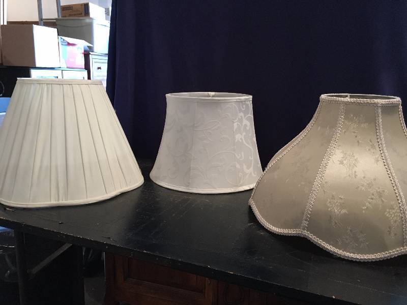 Three larger lamp Shades