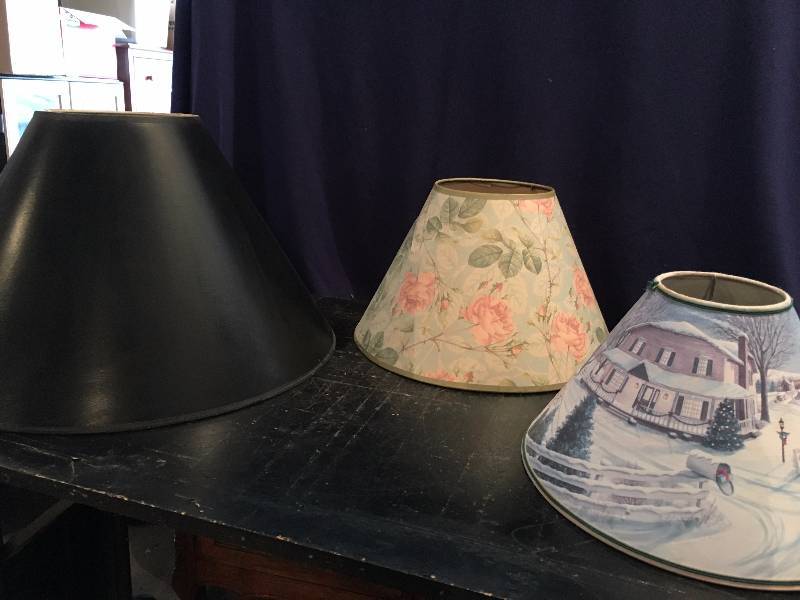 Three lamp Shades