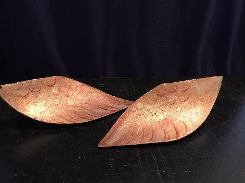 Real Steel Plow Blades Made Into Angel Wings
