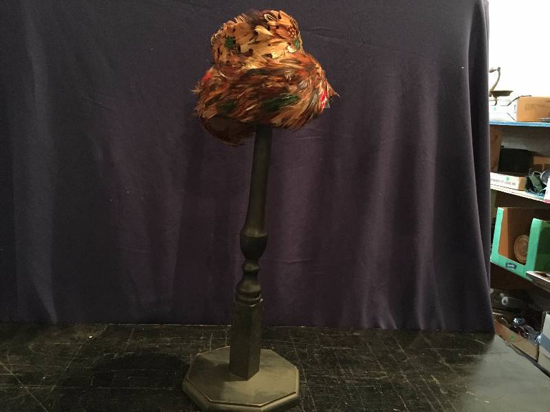 Vintage Hat and Hat stand