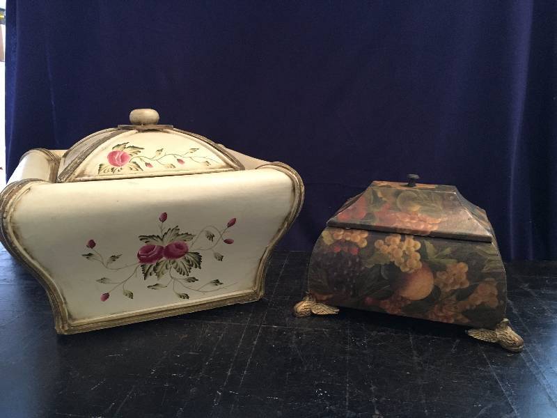 Two Decorative Storage Boxs