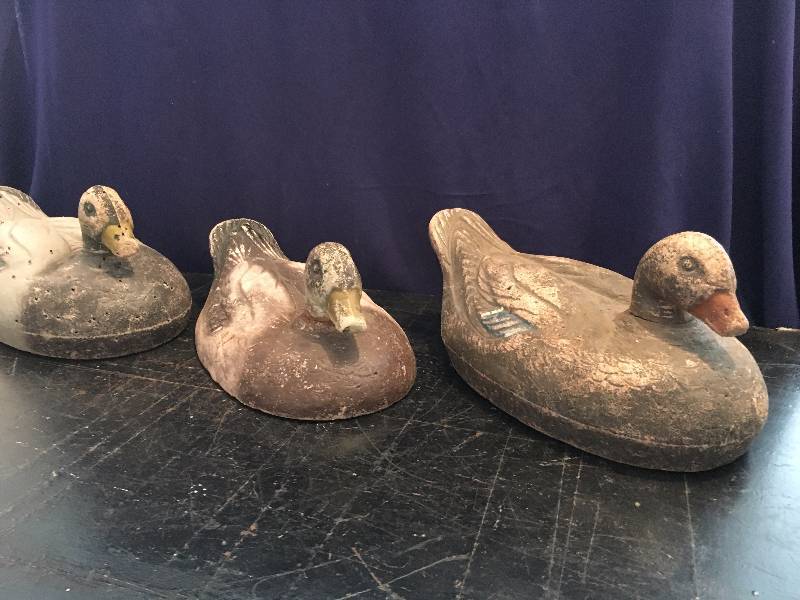 Three Styrofoam Decoys