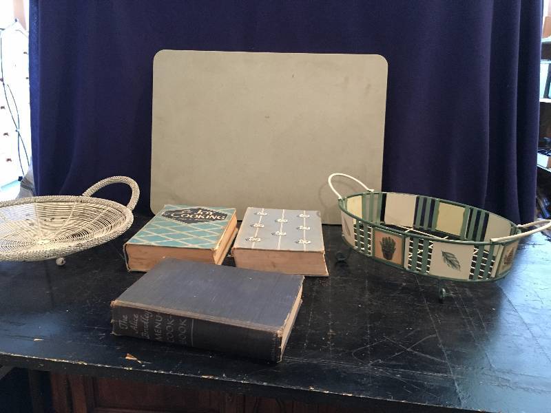 Three Vintage Cook Books and More