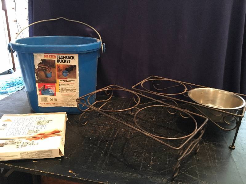 Heated Water Pail, Dog Dishs, Water Pipe Heat Tape