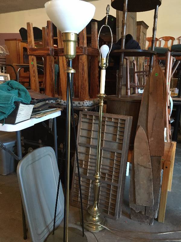 Two Floor Lamps