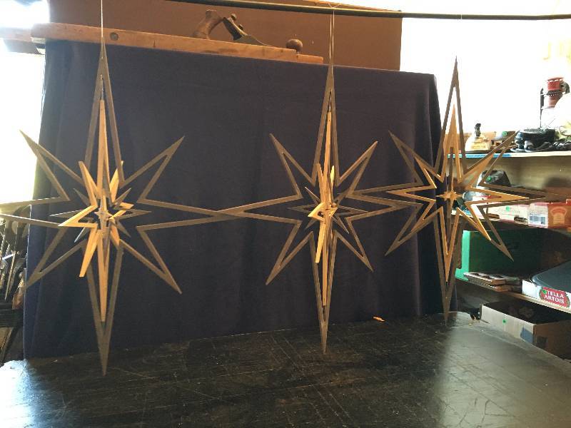 Three Wood Stars, Very Cool