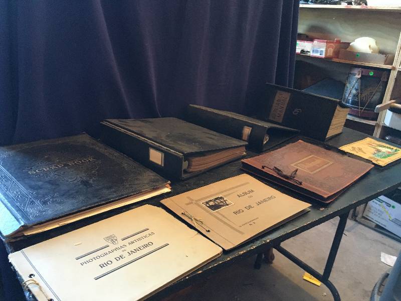 Vintage Books, Binders and Photo Albums